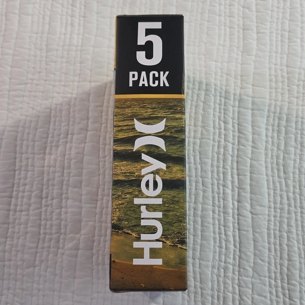 Hurley 5-Pack Men's Boxer Briefs Size M (32-34) 6